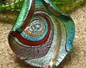 Bloom Leaf Glass Necklace