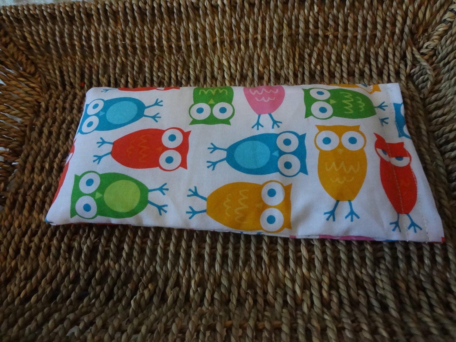 Hot-Cold Therapy Bag for Kids Boo Boos and an Eye Pillow - Urban Zoologie Bermuda Owls Multi Colors