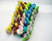 Pony Skeins--Supporting characters Set of 5 handpainted superwash merino fingering weight sock yarn