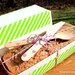 Lime Stripe Paper Loaf Baking Pans (set of 6 - medium size pans) - great for pound cakes, breads, cakes