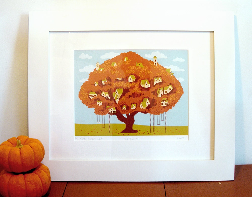 Tree Town Print