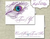 SALE 10% OFF - DIY Printable Sophia Thank You Card, Download Digital File