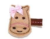 Ready To Ship Horse Hair Bow Clippie