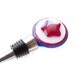 Wine Bottle Stopper, Texas Lone Star, Red White & Blue, High Relief