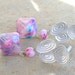 Lampwork Earrings, Romantic Handmade Lampwork Jewelry for Mom on Mother's Day