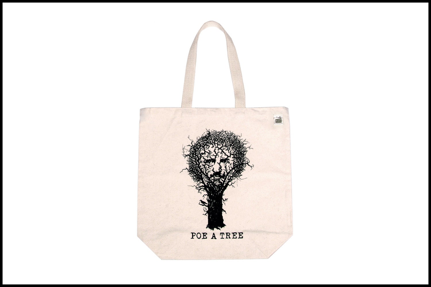 Poe A Tree Tote Bag (Special Edition) - Edgar Allan Poe - The Raven - Novel-T Tote - Book gift