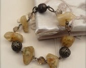Citrine Gemstone Bracelet Golden Yellow Chunky Beaded Jewellery Magnetic Clasp - Seeking Clarity