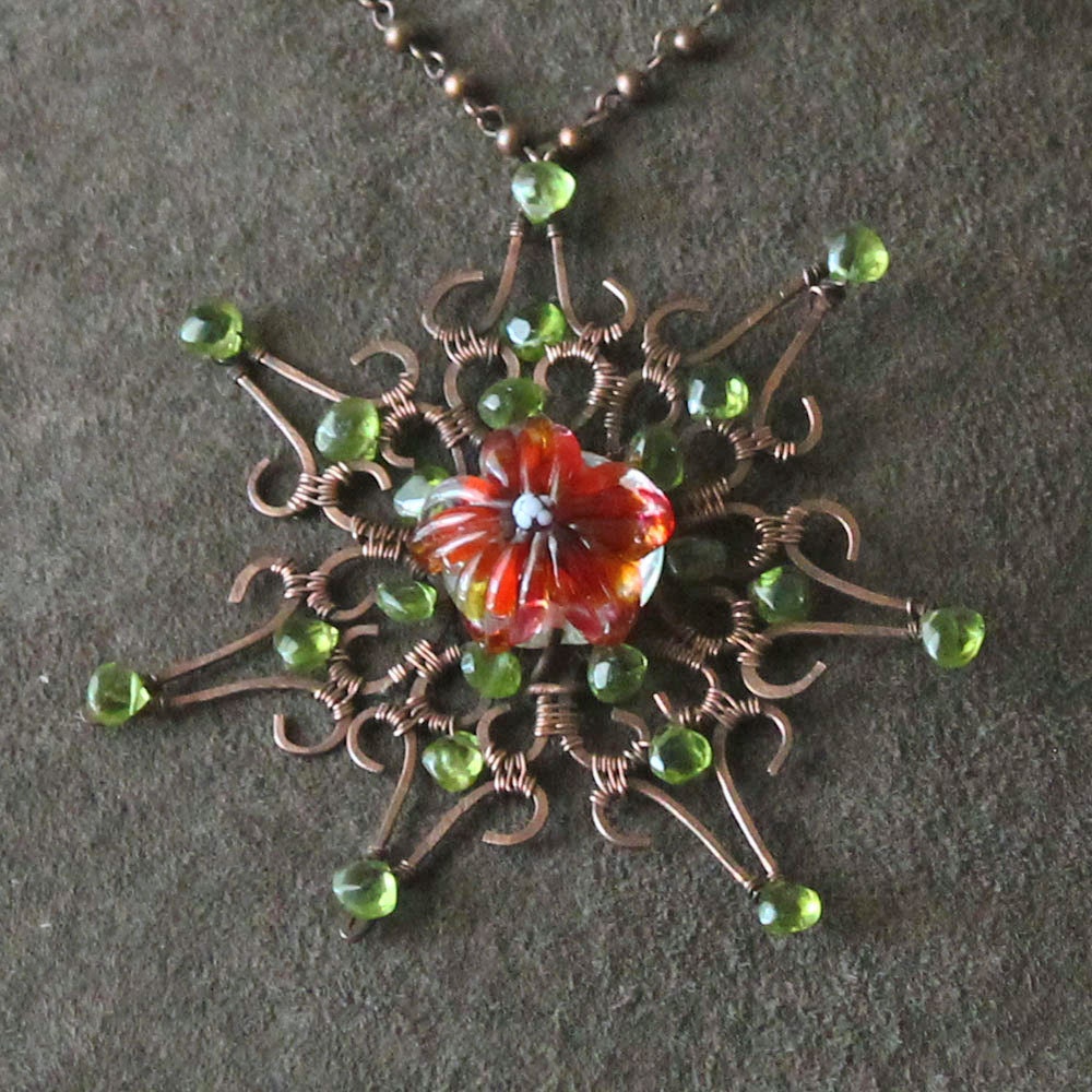 Magical Fairy Necklace: "Faerie Star of Mid-Summer Eve (V2)"
