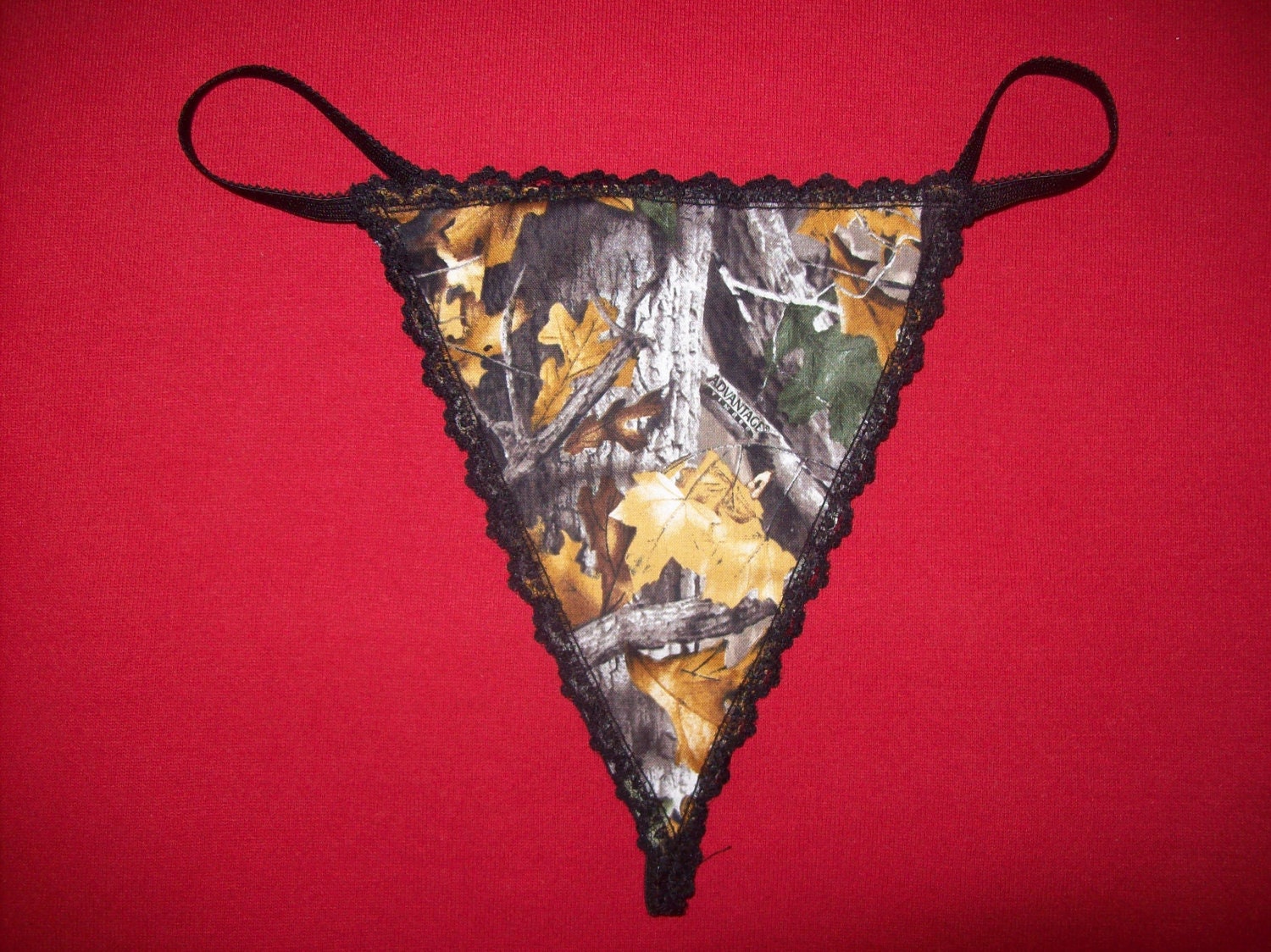 Womens REALTREE CAMO G-String Thong Lingerie Hunting Camoflauge Underwear Panty