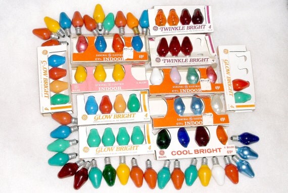 vintage ge c7 christmas light bulbs 70 by vintage ge c7 christmas light bulbs 70 by