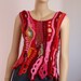 Sunset in Malibu - Freeform Crochet Vest - Top - Tunic -Wearable Art - OOAK