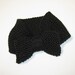 Hand Knit Headband/Ear Warmer - Black