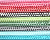 Ovals from Remix by Ann Kelle and Robert Kaufman, Fat Quarter Bundle, 12 total