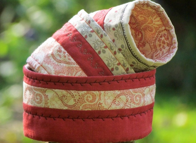 Nesting Fabric Bowls Home Decor