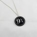 Harry Potter Pendant - Platform 9 3/4 Necklace Laser Cut