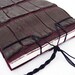 Handmade Alligator Notepad- Hand-bound Leather Pocket Journal