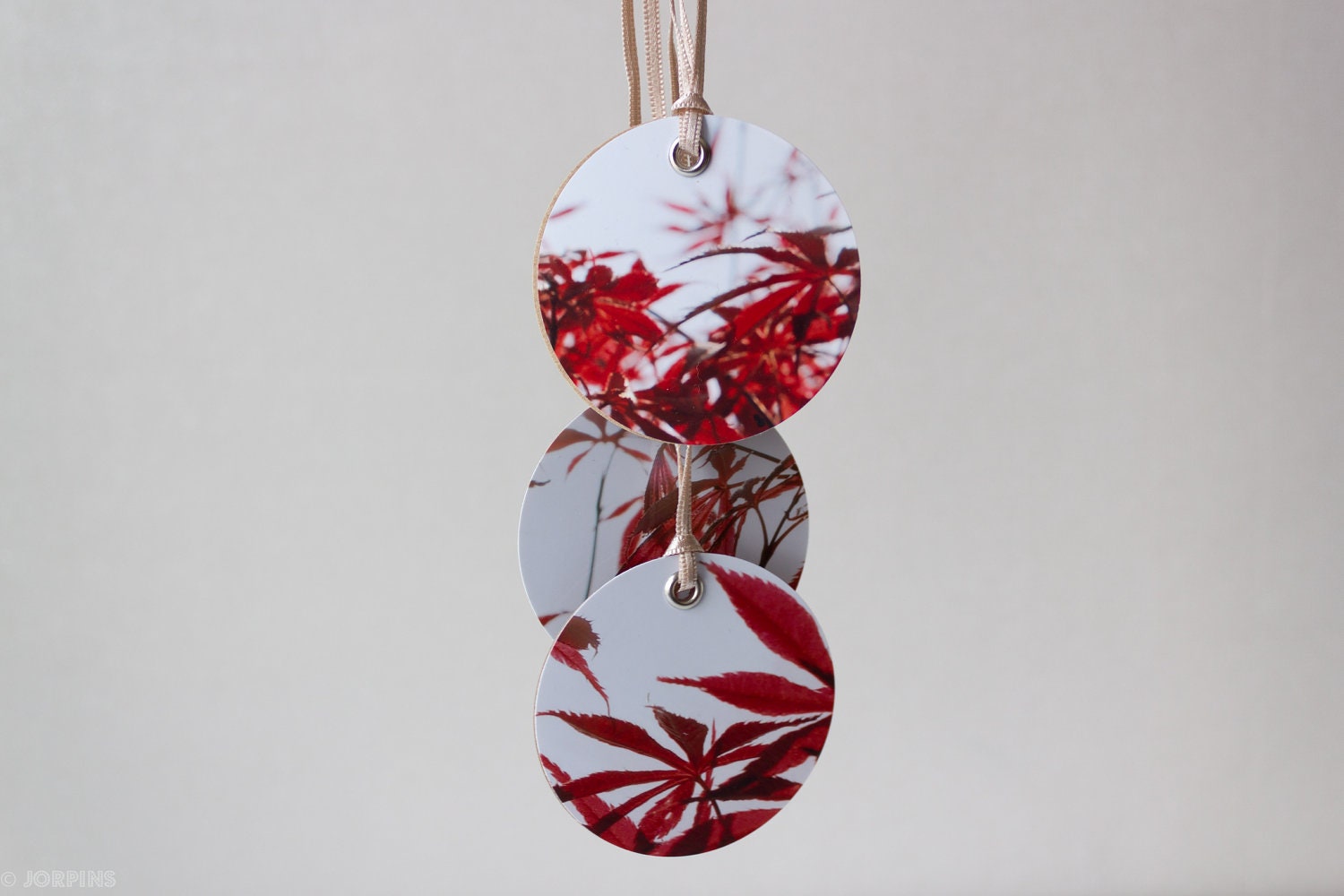 Japanese maple gift tags - Set of 3