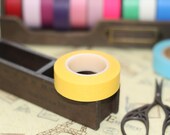 plain Solid Color Canary YELLOW japanese washi masking tape