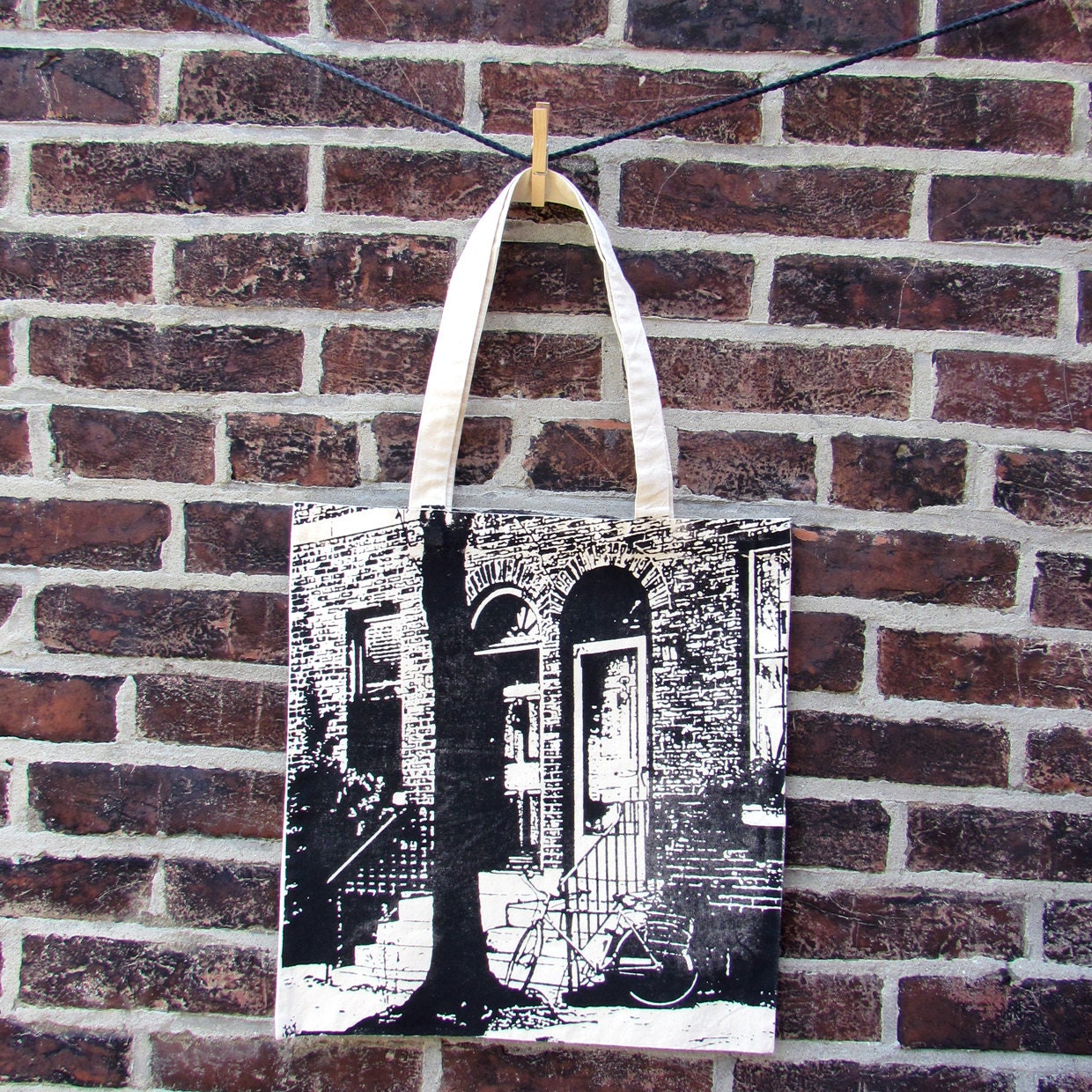 Sunday Stroll Market Tote, in Black
