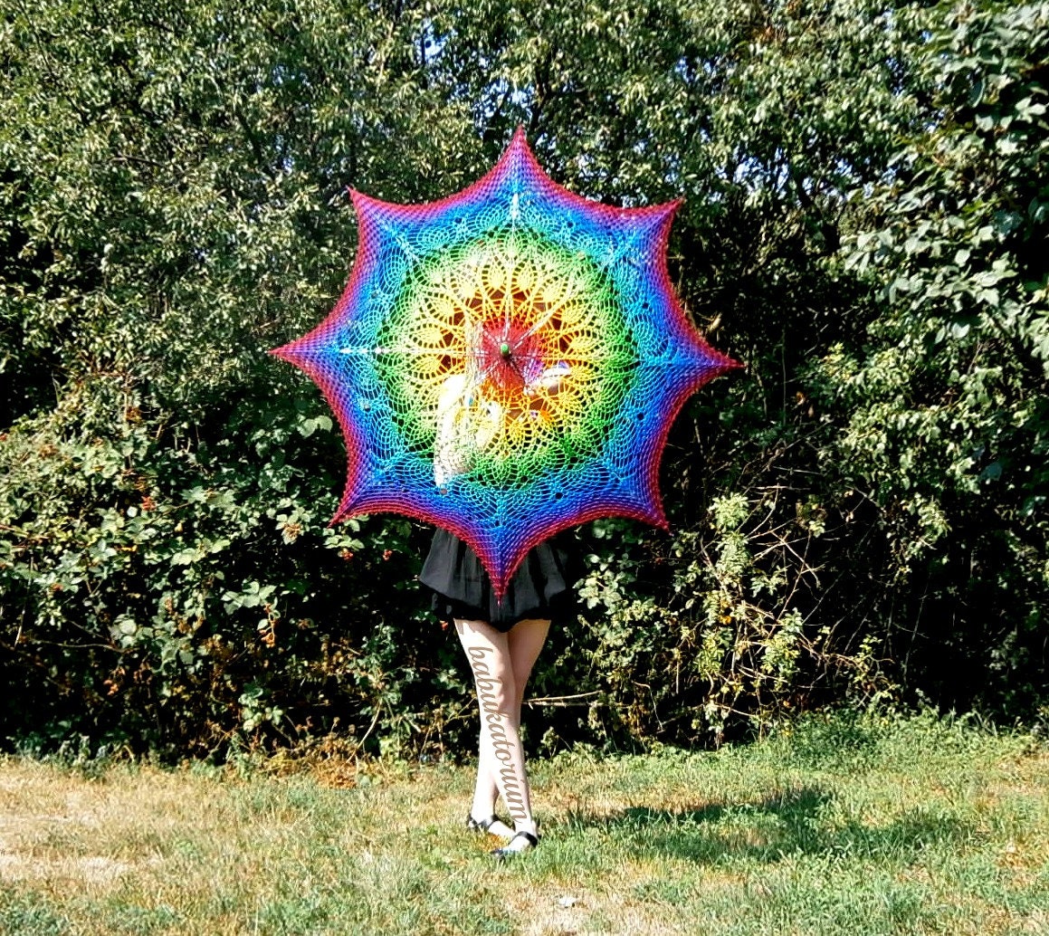 Pineapple Lace Parasol