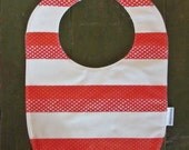 Marimekko bib,  in "Onki", optional pacifier clip or Sophie leash available, authentic Marimekko fabric from Finland