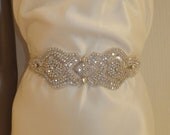 Bridal Sash, DANIELLE, Rhinestone Sash, Bridal Sash, Wedding Sash, Bridal Belt