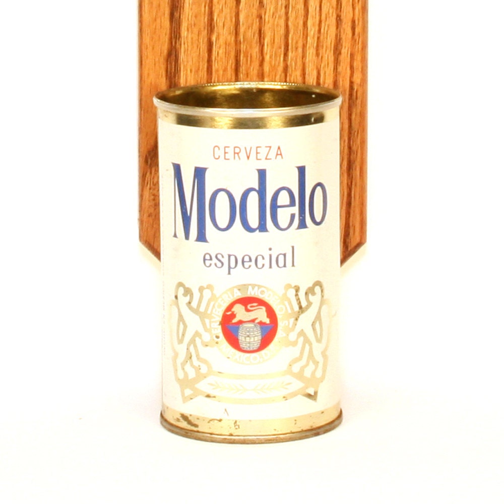 Modelo Wall Mounted Bottle Opener with Vintage Beer Can Cap Catcher
