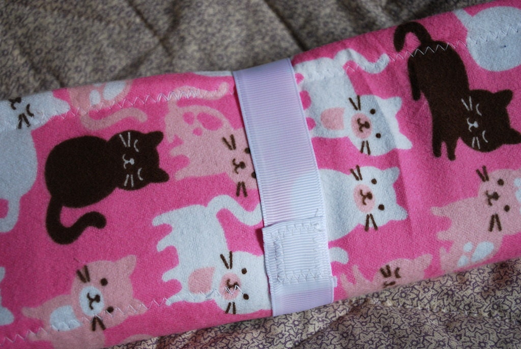 Chalkboard to Go - travel chalkboard - pink and brown kitty cats