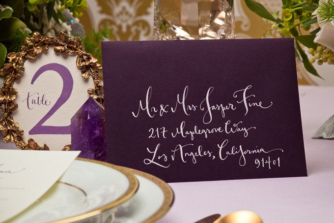 Hand Lettered Calligraphy Custom Sample