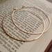 Large Gold Hoop Earrings, Hammered Gold Filled Hoop Earrings, Large Gold Hoops, 14KT Gold Filled Hoop Earrings, Gold Hoop Earrings