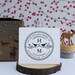 Custom Wood Handle Address Stamp - Great Wedding Gift -Two Birds Round