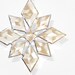 Stained Glass Star Sun Catcher Suncatcher Snowflake Christmas Beveled (9bv Large) Handmade OOAK