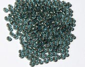 TOHO Aqua (with Gold Lining) Round 8/0 Seed Bead