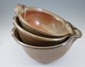 Rustic Stoneware Mixing Bowls