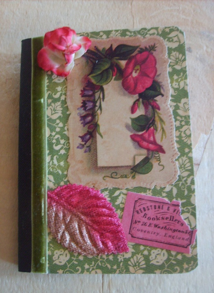 Vintage Inspired Mini Altered Composition Book