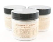 Summer Coconut Milk Body Lotion Sample with Shea Butter Silk Amino Acids - 2oz