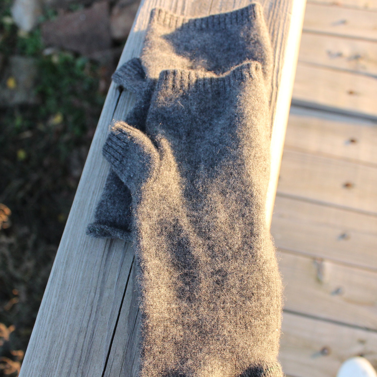 CUSTOM Repurposed Sweater Fingerless Mitts