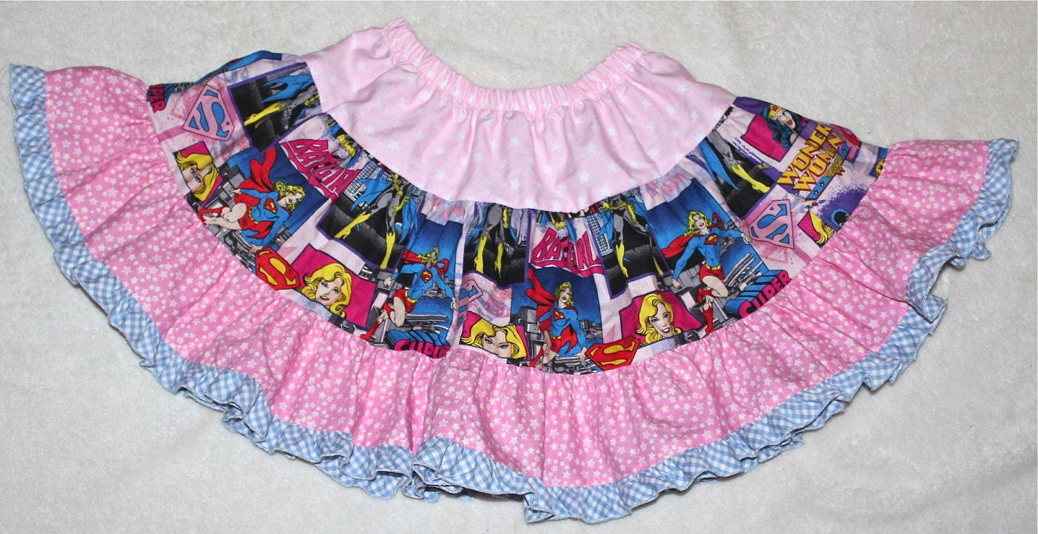Twirl Skirt - Girl Power - MIX-UP Skirt TuTu Pettiskirt OOAK Girl's sz 2/3 Toddler - Ready to Ship