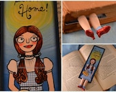 Dorothy - The ORIGINAL Wicked Witch Bookmark  - Ruby Slippers Bookmark - Witch Legs Bookmark