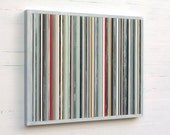 Distressed Wood Sculpture Art, Single, 26 x 32, Multi-Colored