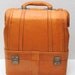 vintage leather two compartment case // camera // portable bar // overnight bag // lawn bowlers case