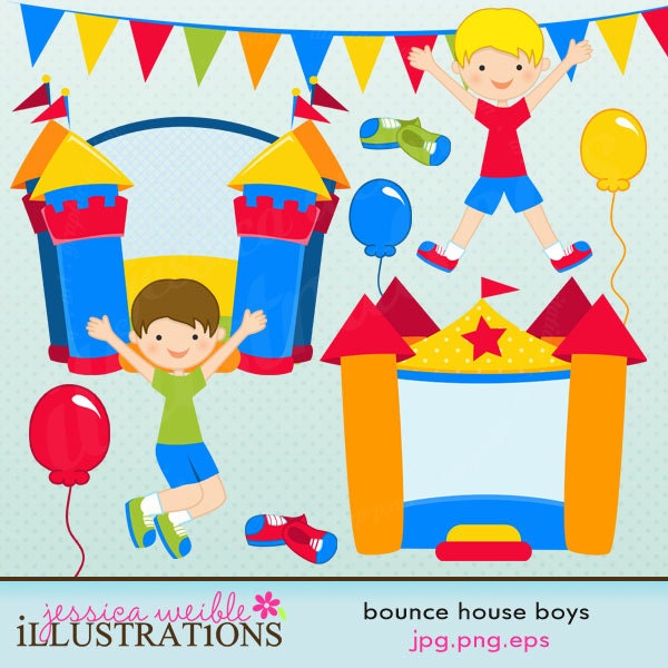bounce house clipart free - photo #50