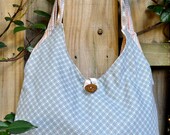 Tile Print Hobo Style Handbag