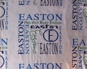 TWO (2) custom baby/swaddle/stroller Blankets. Purchase 1, get one 75% off.