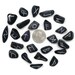 Small Blue Tigers Eye Rune Set Hand Carved Elder Futhark With Manual & Pouch