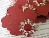 Country Snowflake Tags