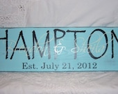 Personalized Family Name Signs Custom Family Name Signs, FAMILY NAME Sign, Weddings