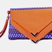 African/ Tribal Print Foldover Clutch purse