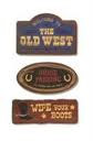 Karen Foster Cowboy Outdoor Sign for scrapbooking