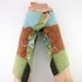color block arm warmers fingerless mittens wrists warmers fingerless gloves recycled wool fall blue brown green eco friendly curationnation